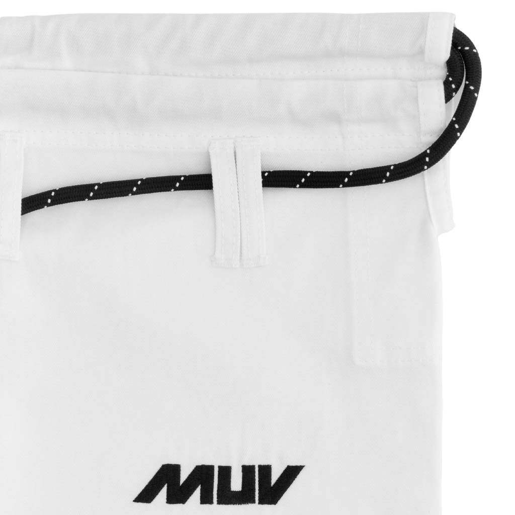 MUV Engine Gi trousers waistband and drawstring close-up